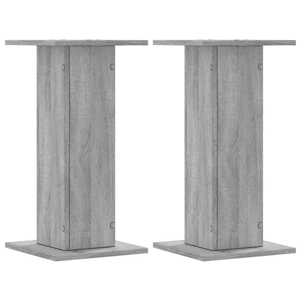 Lautsprecherständer Grau Sonoma 2er Set