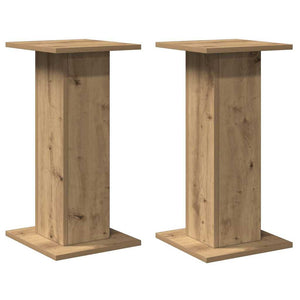 Lautsprecherständer 2er Set Artisan-Eiche 60cm