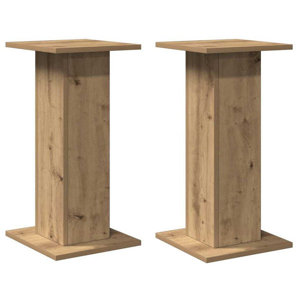 Lautsprecherständer 2er Set Artisan-Eiche 60cm