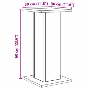 Lautsprecherständer 2er Set Artisan-Eiche 60cm