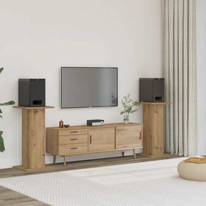 Lautsprecherständer 2er Set Artisan-Eiche 60cm
