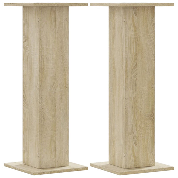 Lautsprecherständer Sonoma-Eiche, 2er Set