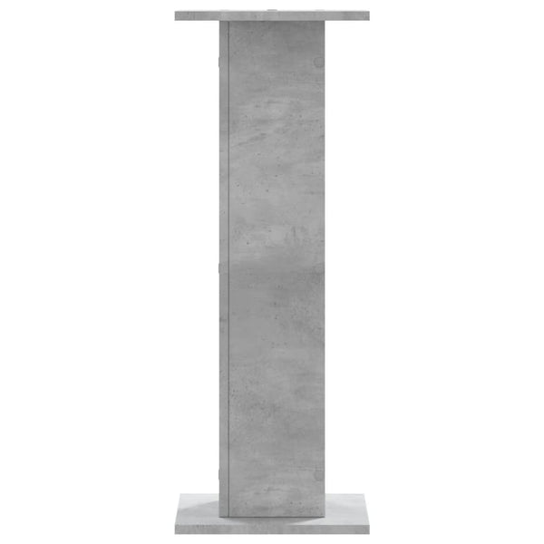 Lautsprecherständer Betongrau, 2er Set