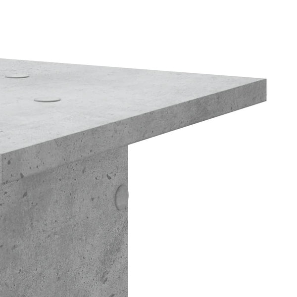 Lautsprecherständer Betongrau, 2er Set
