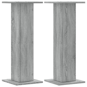 Lautsprecherständer Grau Sonoma 2er-Set
