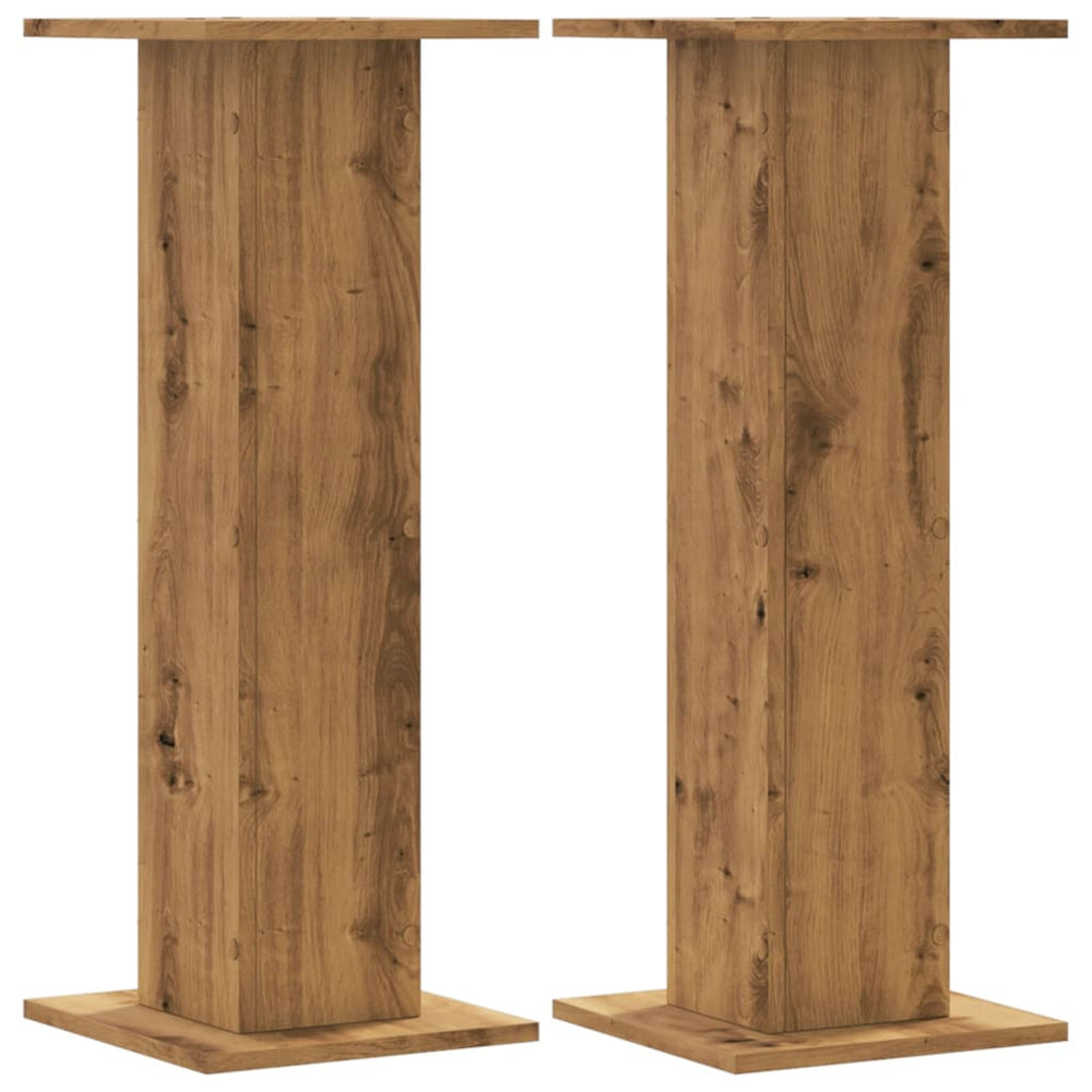 Lautsprecherständer 2er Set Eiche 80cm