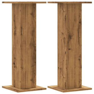 Lautsprecherständer 2er Set Eiche 80cm