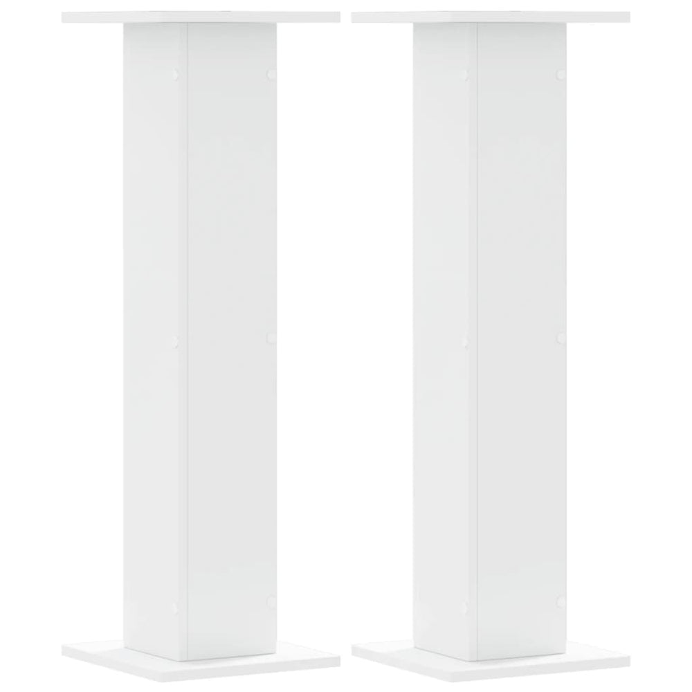 Lautsprecherständer, 2er-Set, Weiß, 95cm