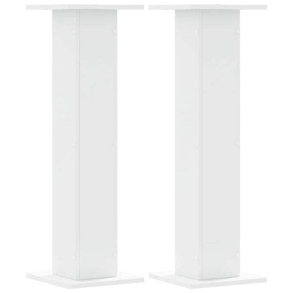 Lautsprecherständer, 2er-Set, Weiß, 95cm