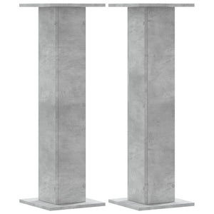Lautsprecherständer Betongrau, 2er-Set