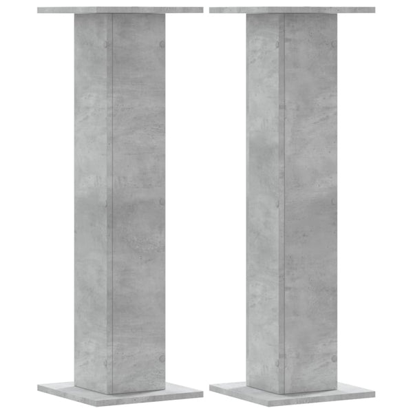 Lautsprecherständer Betongrau, 2er-Set