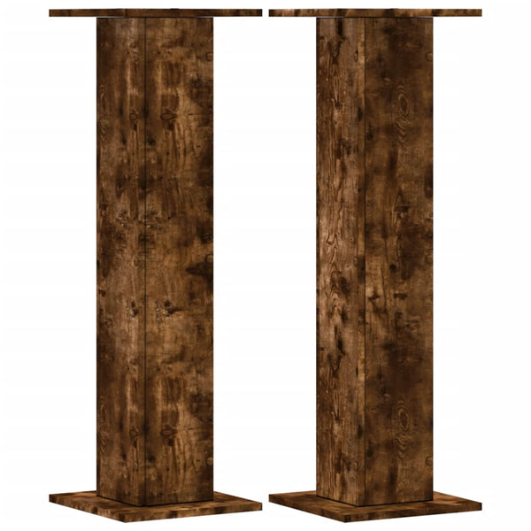 Lautsprecherständer 2er Set Räuchereiche 95cm