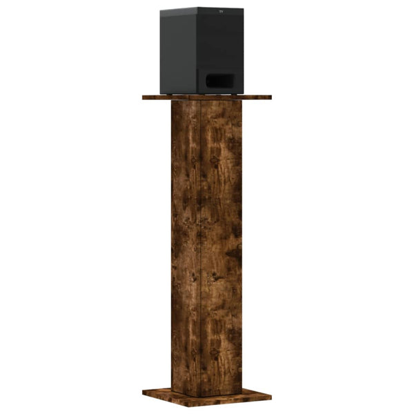 Lautsprecherständer 2er Set Räuchereiche 95cm