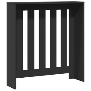 Schwarze Heizkörperverkleidung 78x20x82 cm