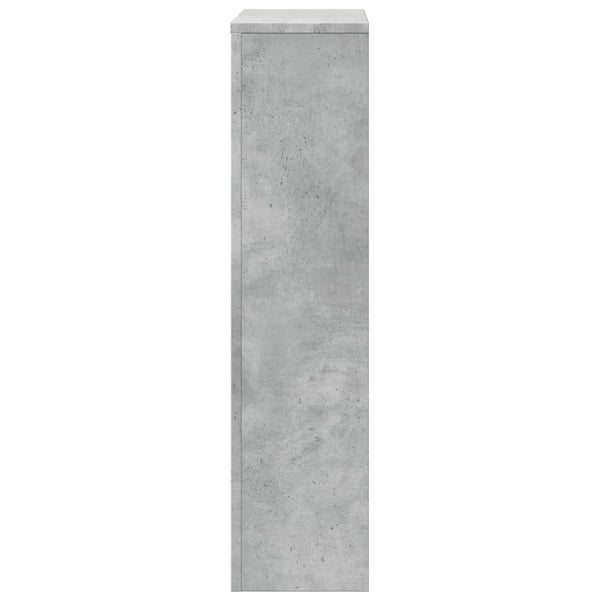 Betongraue Heizkörperverkleidung 78x20x82cm