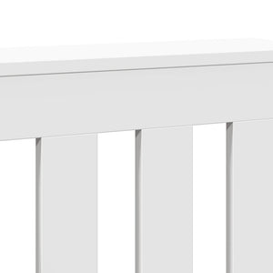 Weiße Heizkörperverkleidung 104 cm