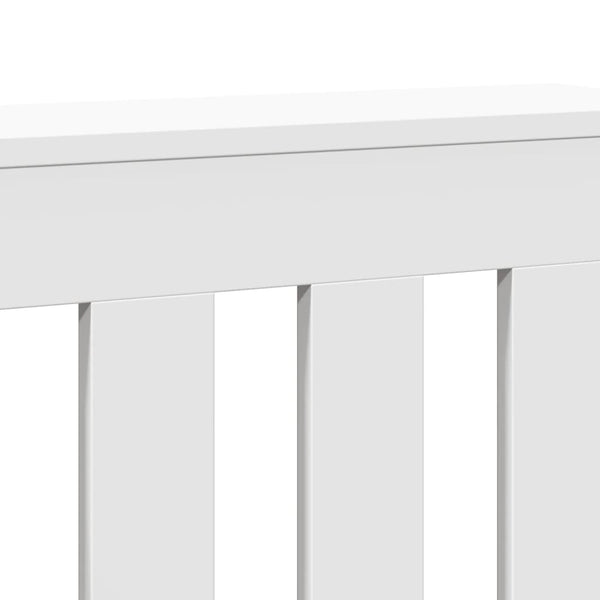Weiße Heizkörperverkleidung 104 cm