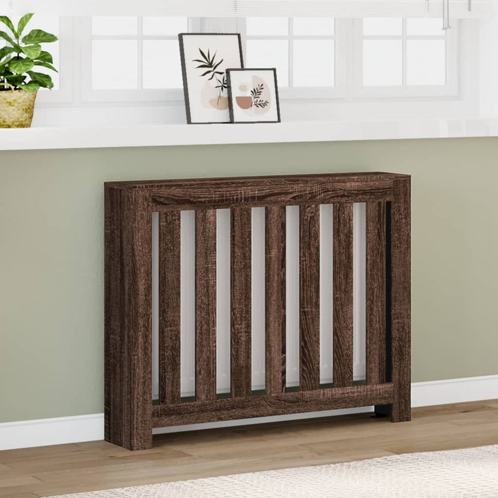 Heizkörperverkleidung Braun Eiche 104 cm