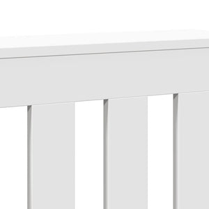 Weiße Heizkörperverkleidung 149 cm