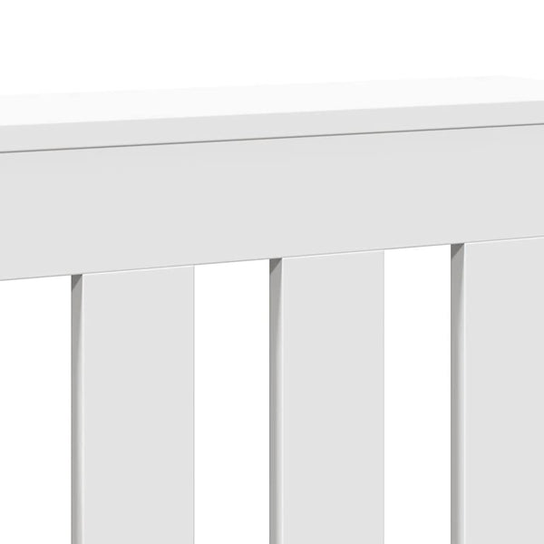 Weiße Heizkörperverkleidung 149 cm