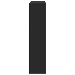 Schwarze Heizkörperverkleidung 149cm