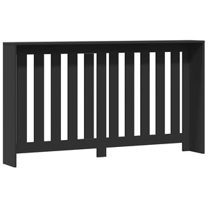 Schwarze Heizkörperverkleidung 149cm