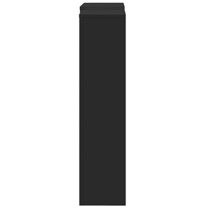 Schwarze Heizkörperverkleidung 205 cm