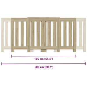 Sonoma-Eiche Heizkörperverkleidung 205 cm