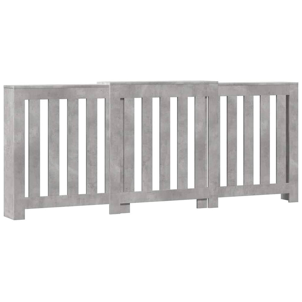 Betongraue Heizkörperverkleidung 205cm