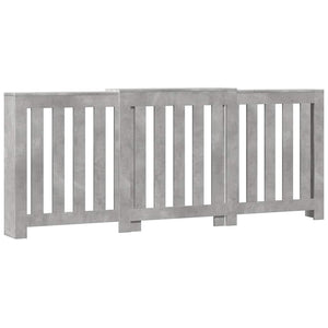 Betongraue Heizkörperverkleidung 205cm