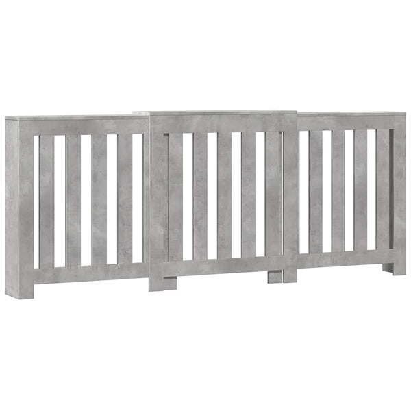 Betongraue Heizkörperverkleidung 205cm