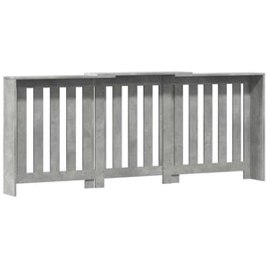 Betongraue Heizkörperverkleidung 205cm