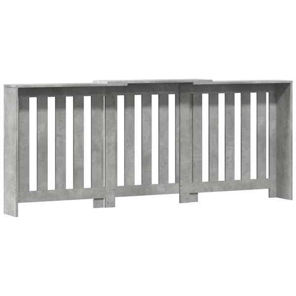 Betongraue Heizkörperverkleidung 205cm