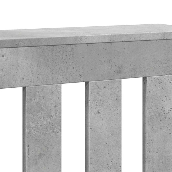 Betongraue Heizkörperverkleidung 205cm