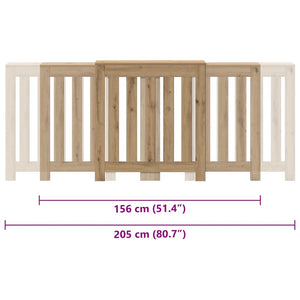 Heizkörperverkleidung Artisan Eiche 205 cm