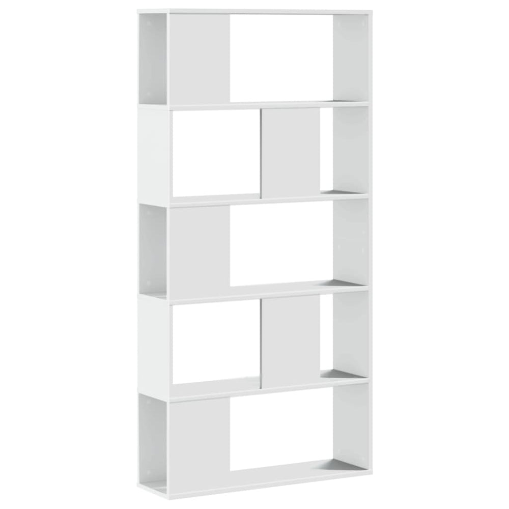 Weißes Bücherregal mit 5 Böden