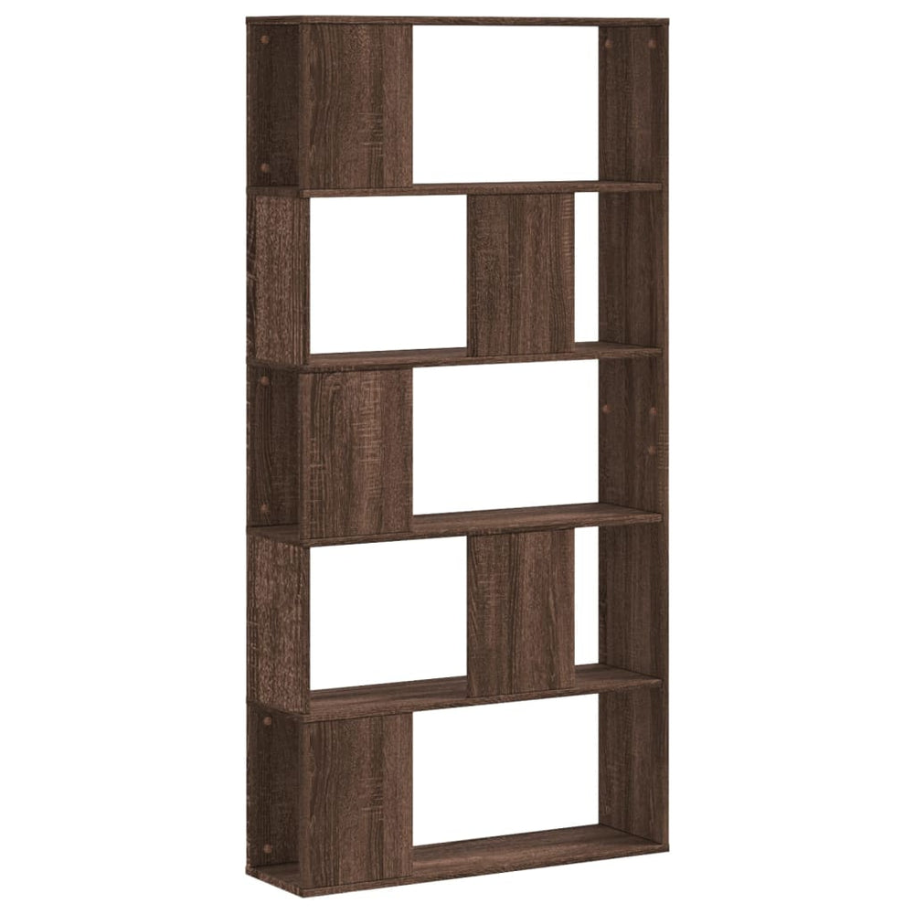Bücherregal Eichen-Optik 5 Böden