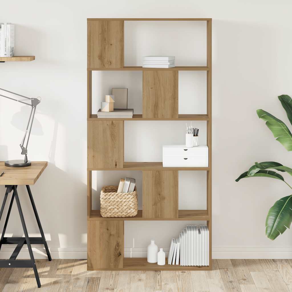 Bücherregal Artisan Eiche 5 Böden