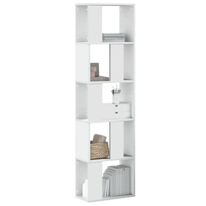 Weißes Bücherregal mit 5 Böden