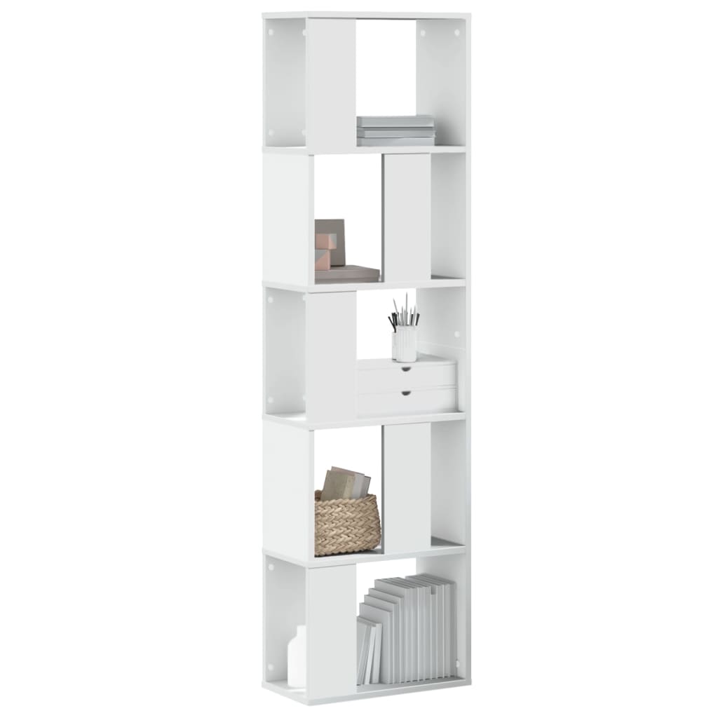 Weißes Bücherregal mit 5 Böden