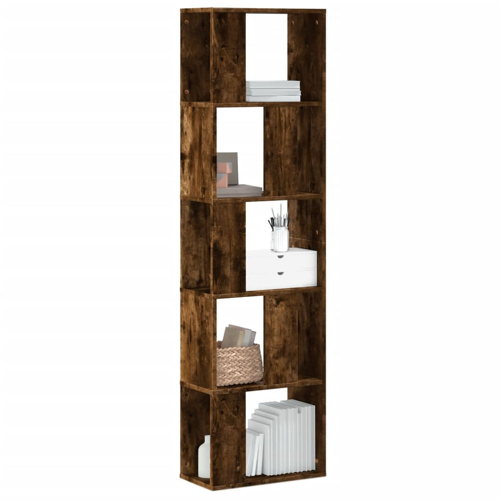 Bücherregal Räuchereiche 5 Böden 162,5 cm