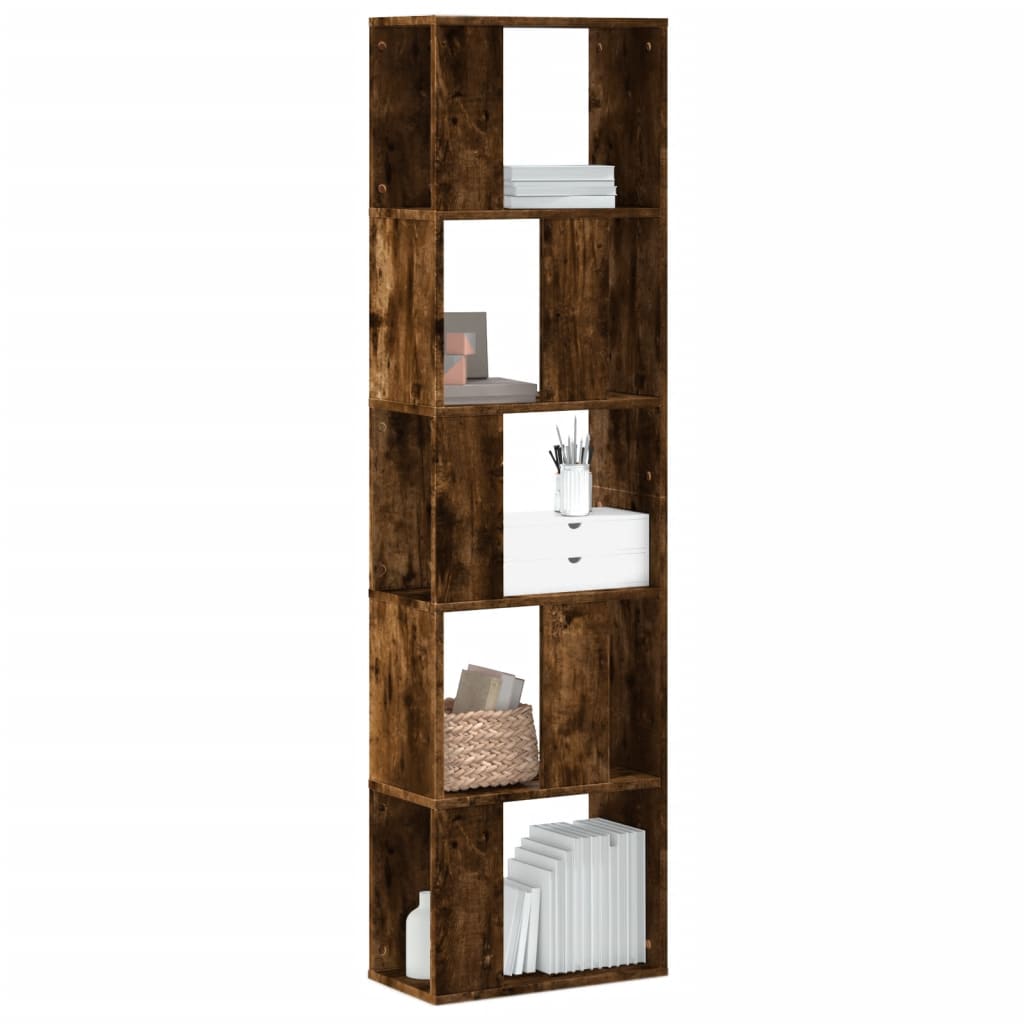 Bücherregal Räuchereiche 5 Böden 162,5 cm