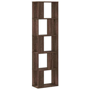 Bücherregal Braun Eichen-Optik, 5 Böden