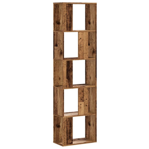 Bücherregal Altholz 5 Böden 162,5 cm hoch