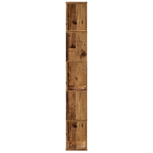 Bücherregal Altholz 5 Böden 162,5 cm hoch