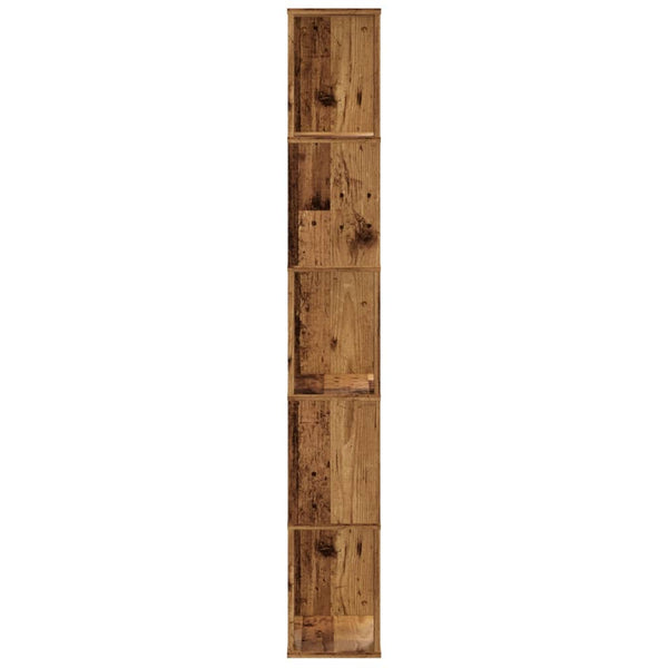 Bücherregal Altholz 5 Böden 162,5 cm hoch