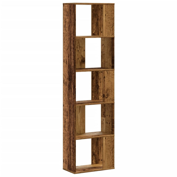 Bücherregal Altholz 5 Böden 162,5 cm hoch