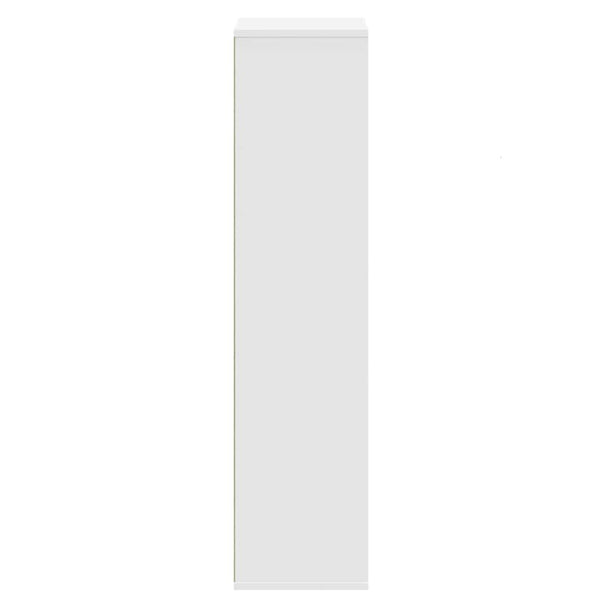 Weißes Bücherregal 50x25x105 cm