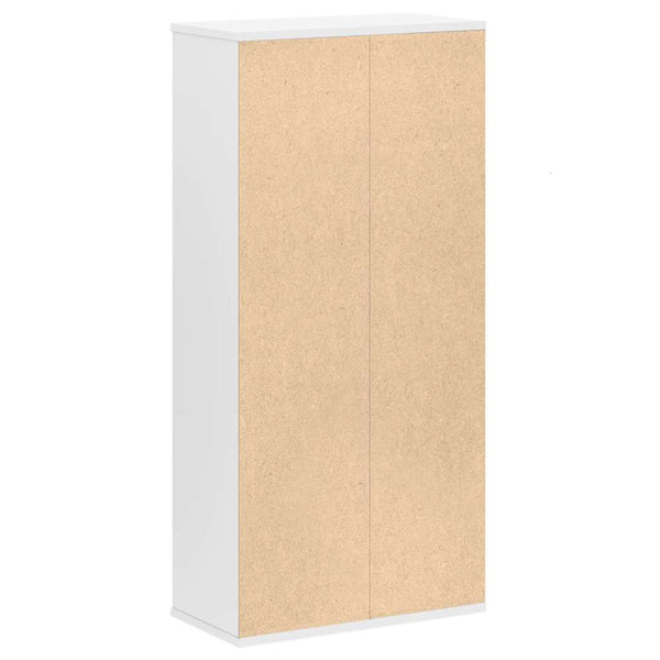 Weißes Bücherregal 50x25x105 cm
