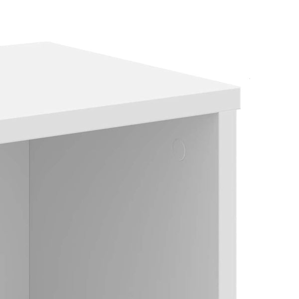 Weißes Bücherregal 50x25x105 cm